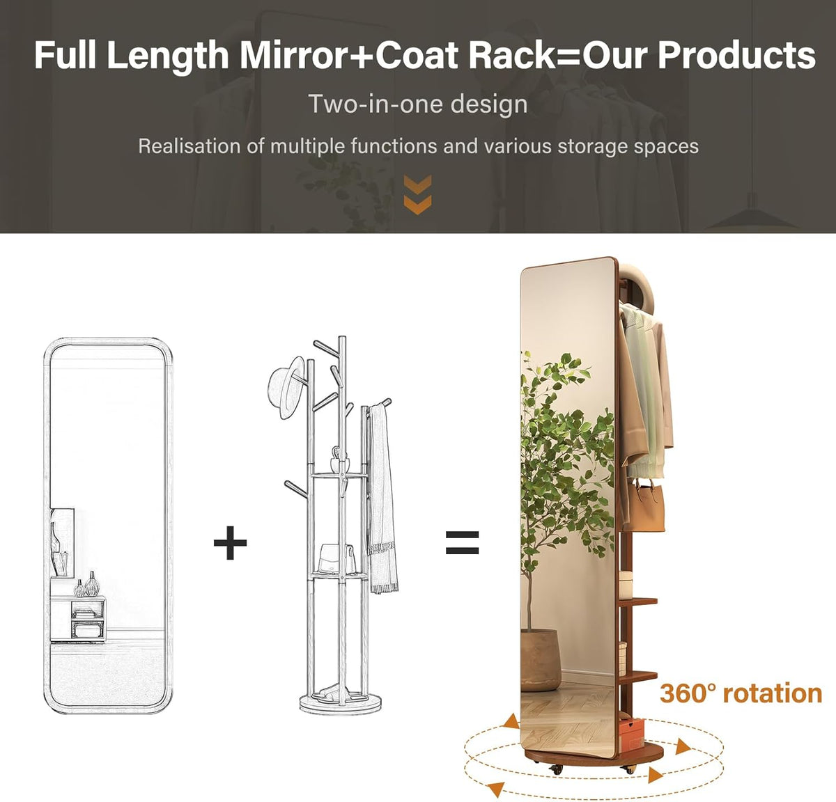 3-in-1 Storage Mirror